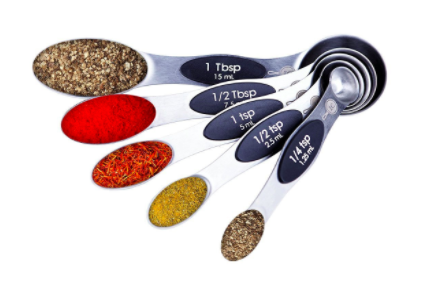 Integrity Chef Premium Stackable Magnetic Measuring Spoon Set 