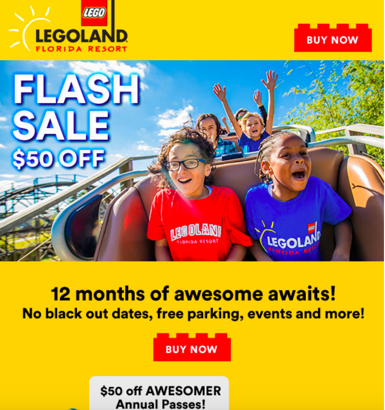 Legoland florida annual cheap pass promo code