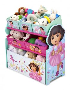 Dora The Explorer Multi-Bin Toy Organizer