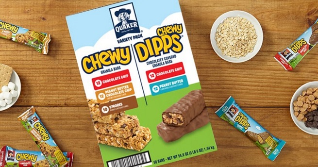 Quaker Chewy Granola Bars and Dipps