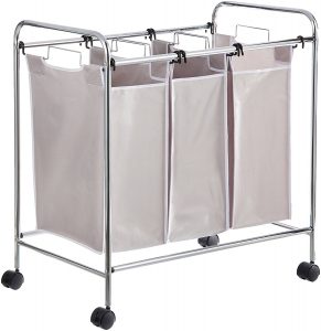 AmazonBasics 3-Bag Laundry Sorter