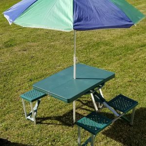 Stansport Picnic Table with Umbrella
