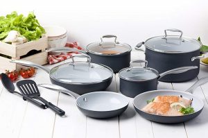 GreenLife 12pc. Hard Anodized Ceramic Cookware Set