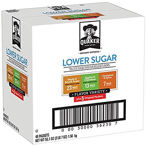 Quaker Instant Oatmeal Lower Sugar