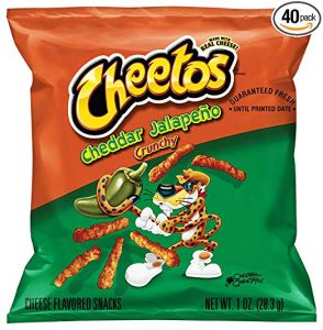 Crunchy Cheddar Jalapeno Flavored Cheetos