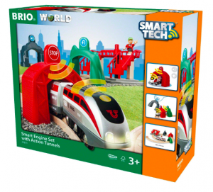 BRIO Smart Engine Set with Action Tunnels 