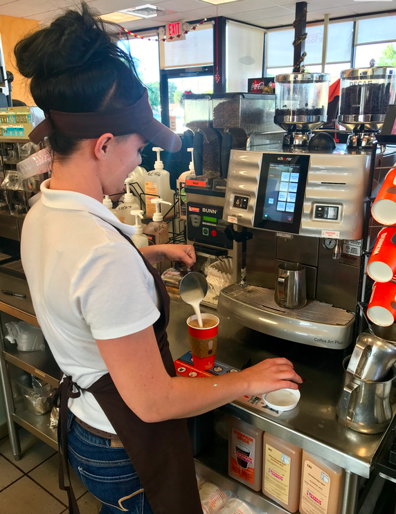 dunkin donuts iced coffee machine