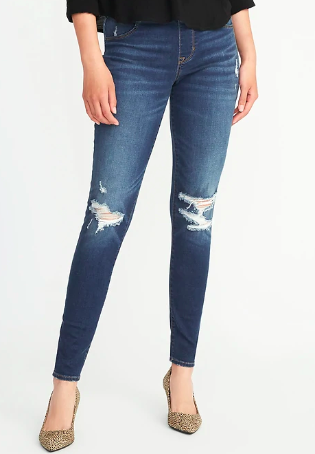 Distressed 2024 rockstar jeggings