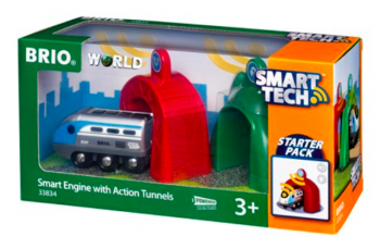BRIO Smart Engine Set with Action Tunnels 
